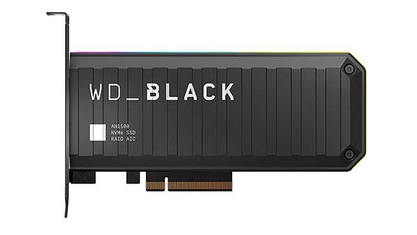 WD BLACK AN1500 NVMe 4 TB
