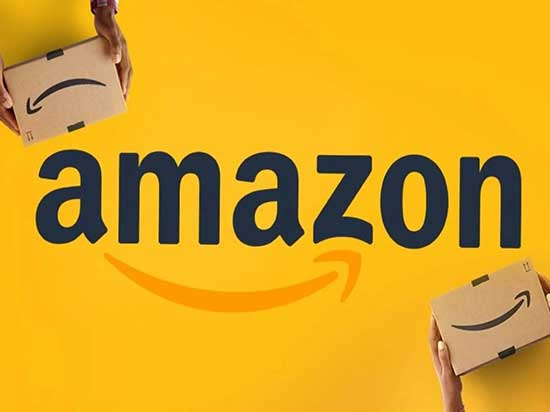 Logo amazon con cajas