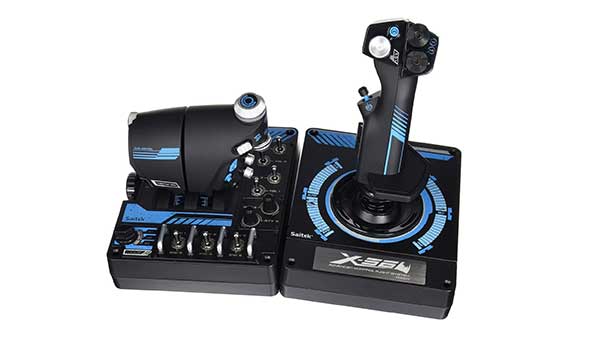Reseña del controlador Logitech G Pro Flight X56 Rhino hotas Logitech G Pro Flight X56 Rhino hotas