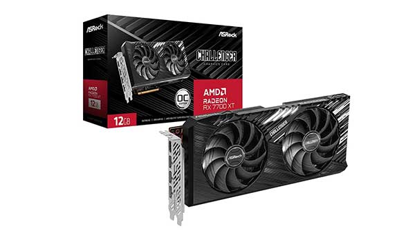 ASRock AMD Radeon RX 7700 XT Challenger 12GB GDDR6 - Reseña y especificaciones ASRock AMD Radeon RX 7700 XT