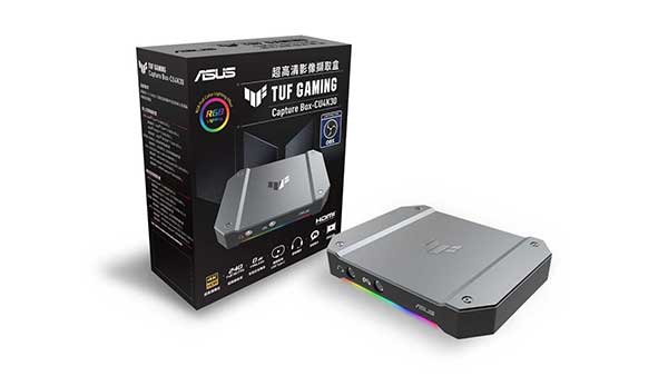 TUF GAMING CAPTURE BOX | Capturadora Juegos Captura Juegos Tuf 4k60