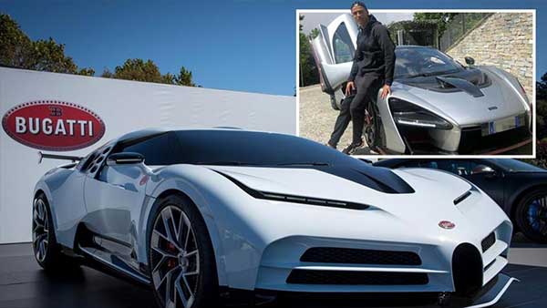 Cristiano Ronaldo al volante de su Bugatti de 10 millones Cristiano Ronaldo y Bugatti