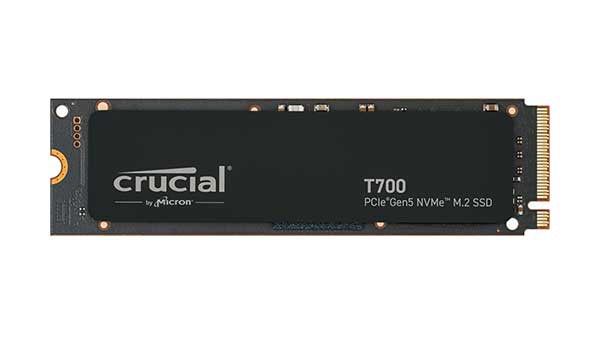 Descubre el Crucial T700 4TB Gen5 NVMe M.2 SSD Crucial T700 4TB Gen5 NVMe