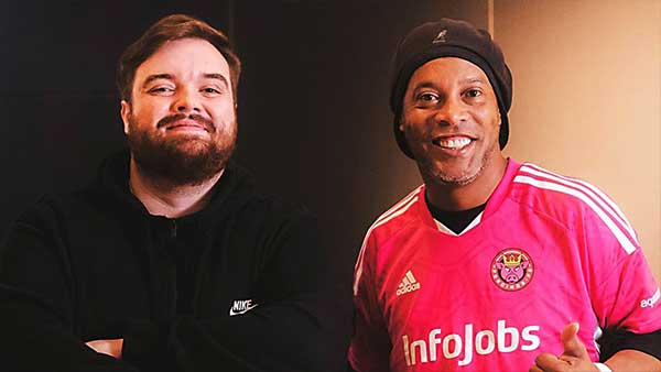 Fútbol en Twitch récord histórico de espectadores Ronaldinho en La Kings League