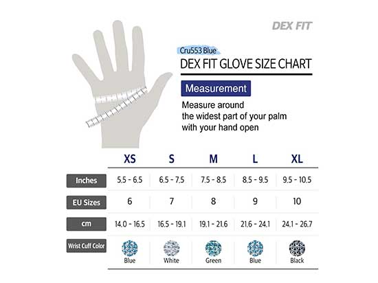 Guantes DEX FIT Cru553