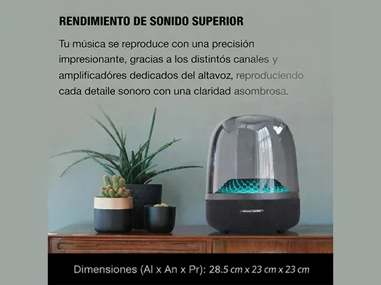 Harman Kardon Aura Studio 4: sonido 360° y diseño icónico