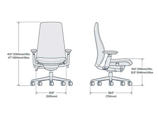 Silla de Oficina Haworth Fern