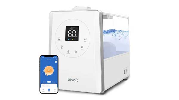 LEVOIT Humidificador WiFi: Rociada Cálida y Fresca para tu Hogar LEVOIT Humidificador WiFi