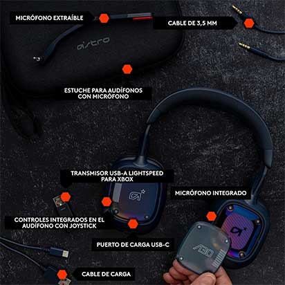 Logitech G Astro A30 - Libertad inalámbrica y calidad de audio sin límites Logitech G Astro A30