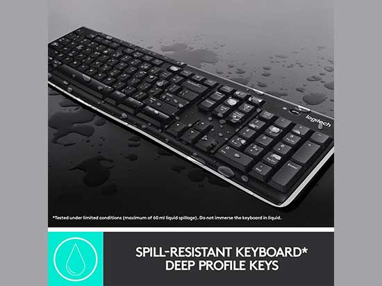 Logitech MK270 Combo: Teclado y Mouse Inalámbricos Logitech MK270 Combo