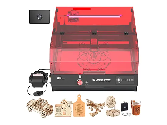 Mecpow Grabador láser X4 Pro: precisión, seguridad y versatilidad Mecpow Grabador láser X4 Pro