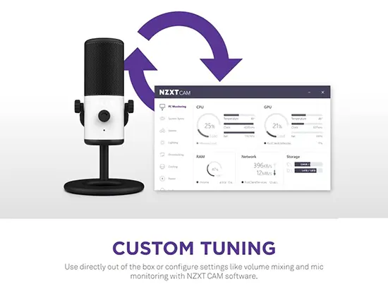 Micrófono NZXT Cápsula AP-WUMIC-W1