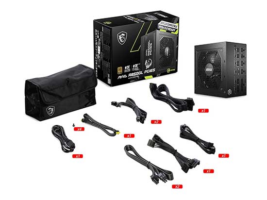 Descubre la Potencia Inigualable con la MSI MAG A850GL PCIE 5 MSI MAG A850GL
