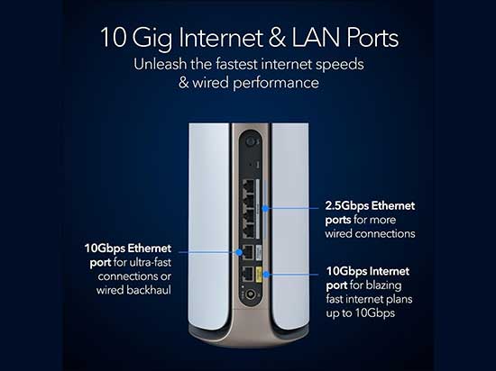 NETGEAR Orbi 970 Series Quad-Band WiFi 7 Mesh Network System Reseña NETGEAR Orbi 970 Series