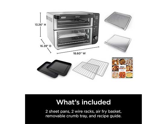 Ninja DCT451 12: El Horno Doble Inteligente que Revoluciona la Cocina Ninja DCT451 12