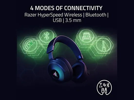 Auriculares Razer Kraken V4 Pro: Control OLED y Haptics HD Razer Kraken V4 Pro
