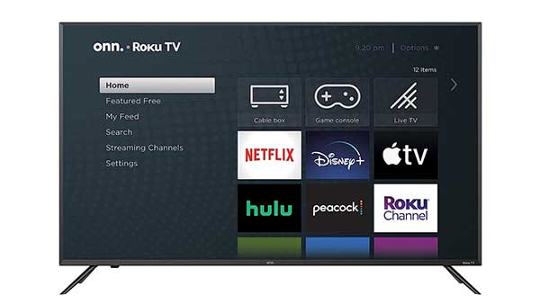 TV Onn. 4K UHD Roku 50 pulgadas
