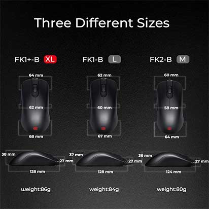 Ratón BenQ Zowie FK1 para eSports BenQ Zowie FK1