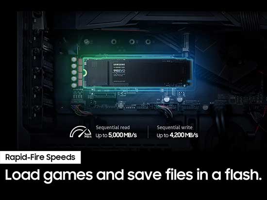 SAMSUNG 990 EVO SSD 2TB - Rendimiento y Eficiencia en su Máxima Expresión SAMSUNG 990 EVO SSD 2TB