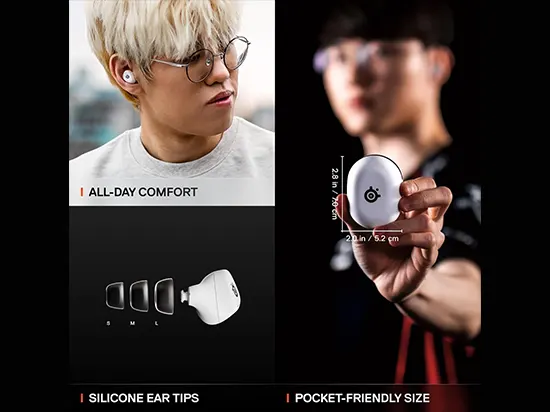 SteelSeries Arctis GameBuds: Audio Pro para Gaming y Móvil SteelSeries Arctis GameBuds