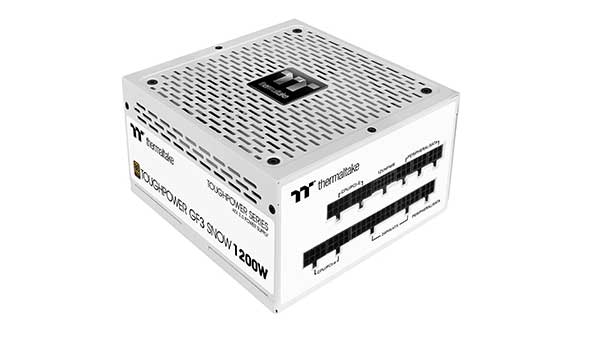 Descubre la potencia y eficiencia de la Thermaltake Toughpower GF3 Snow Edition 1200W Thermaltake Toughpower GF3 Snow Edition 1200W