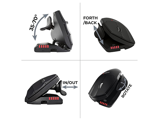 Contour Unimouse Ratón Inalámbrico Ergonómico Contour Unimouse